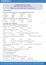 Đề thi giữa kì 1 Tiếng Anh 11 Global Success - Đề số 4